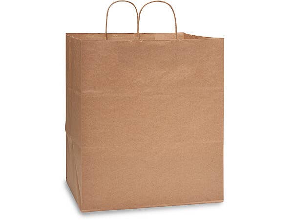 Nashville Wraps - Brown Kraft Paper Retail Shopping Bags: 100 Pack / Rose 5.5x3.25x8.375" - Image 12