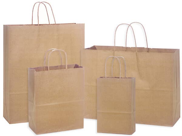Nashville Wraps - Brown Kraft Paper Retail Shopping Bags: 100 Pack / Rose 5.5x3.25x8.375" - Image 15