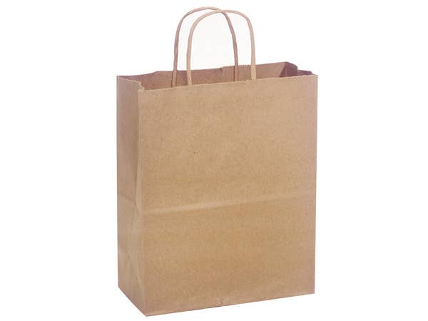 Nashville Wraps - Brown Kraft Paper Retail Shopping Bags: 100 Pack / Rose 5.5x3.25x8.375" - Image 4