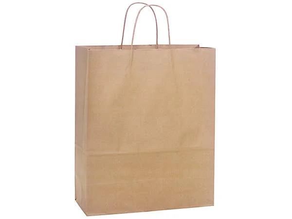 Nashville Wraps - Brown Kraft Paper Retail Shopping Bags: 100 Pack / Rose 5.5x3.25x8.375" - Image 9