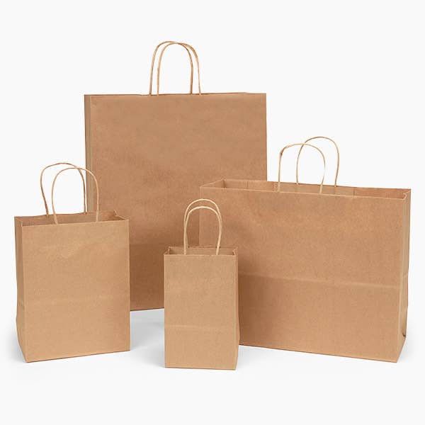 Nashville Wraps - Brown Kraft Paper Retail Shopping Bags: 25 Pack / Filly 13x7x13" - Image 15