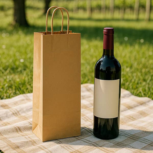 Nashville Wraps - Brown Kraft Paper Retail Shopping Bags: 250 Pack / Cub 8x4.75x10" - Image 16