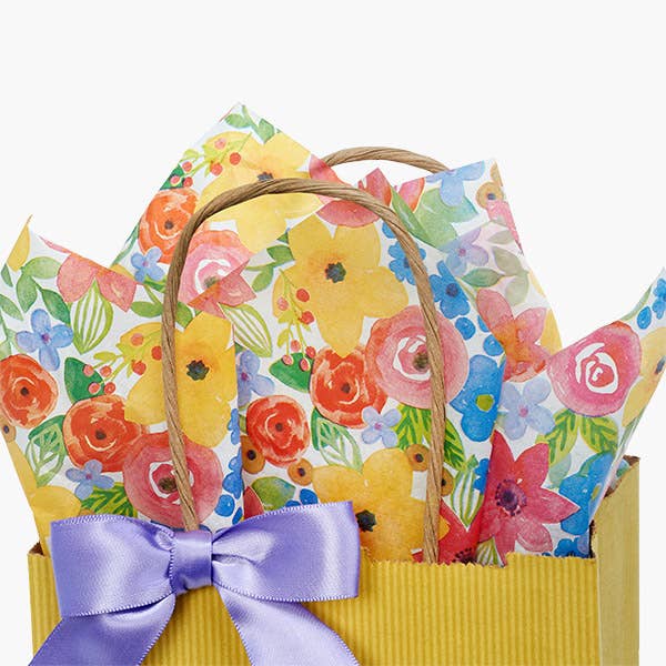 Nashville Wraps - Floral & Nature Print Tissue Paper Sheets: Backyard Bird & Blossoms / 240 Pack / 20x30" - Image 2