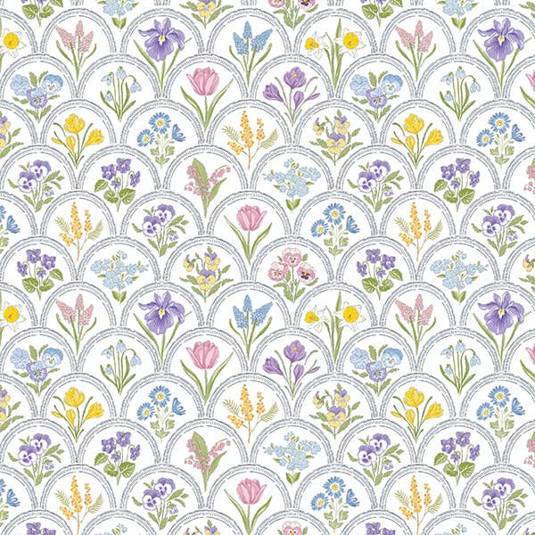 Nashville Wraps - Floral & Nature Print Tissue Paper Sheets: Backyard Bird & Blossoms / 240 Pack / 20x30" - Image 8