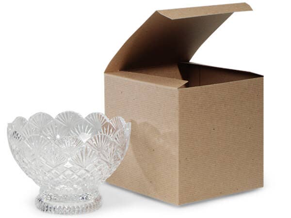 Nashville Wraps - Recycled Brown Kraft Gift Boxes: 100 Pack / 4x4x2" - Image 10