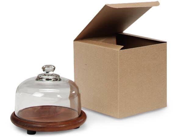 Nashville Wraps - Recycled Brown Kraft Gift Boxes: 100 Pack / 4x4x2" - Image 11