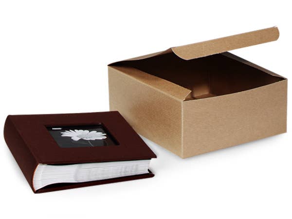 Nashville Wraps - Recycled Brown Kraft Gift Boxes: 100 Pack / 4x4x2" - Image 12