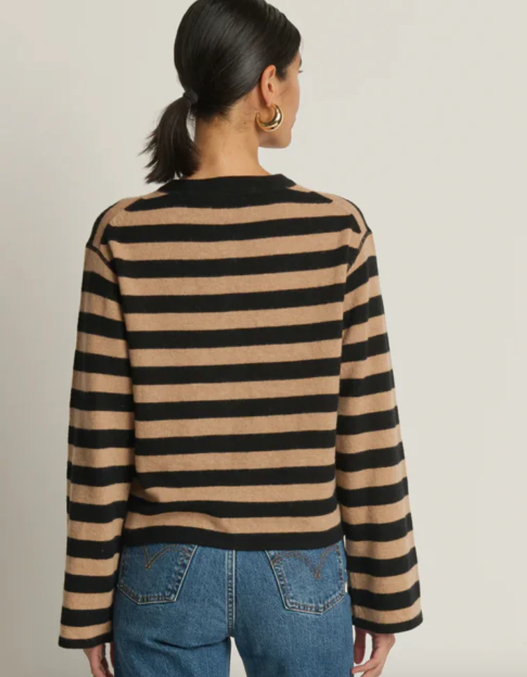 Nation Rosetta Cardigan - Rugby stripe - Image 2