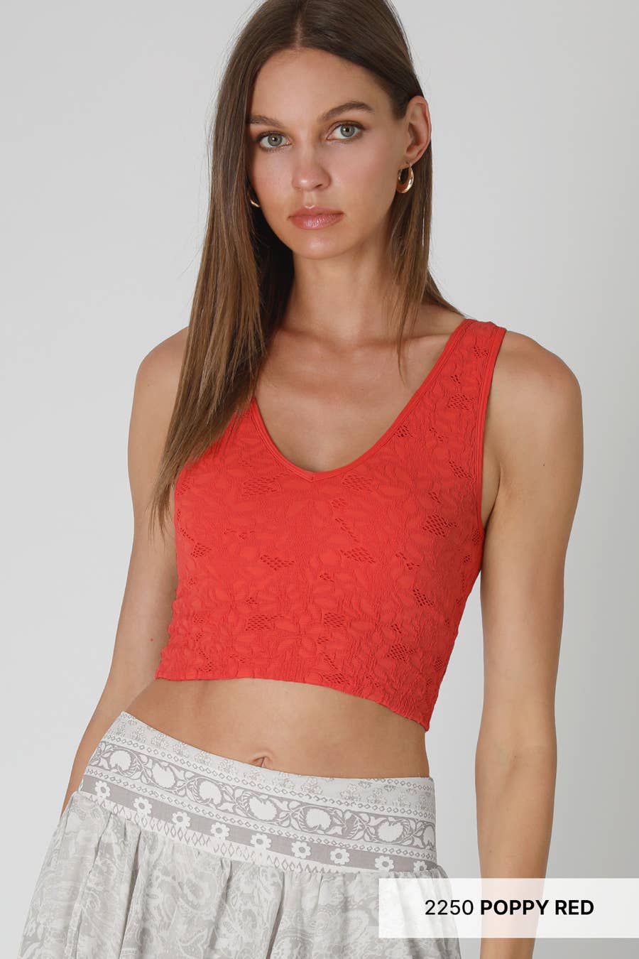 NIKIBIKI - Lace V Neck Tank Top ALL COLORS - Image 11