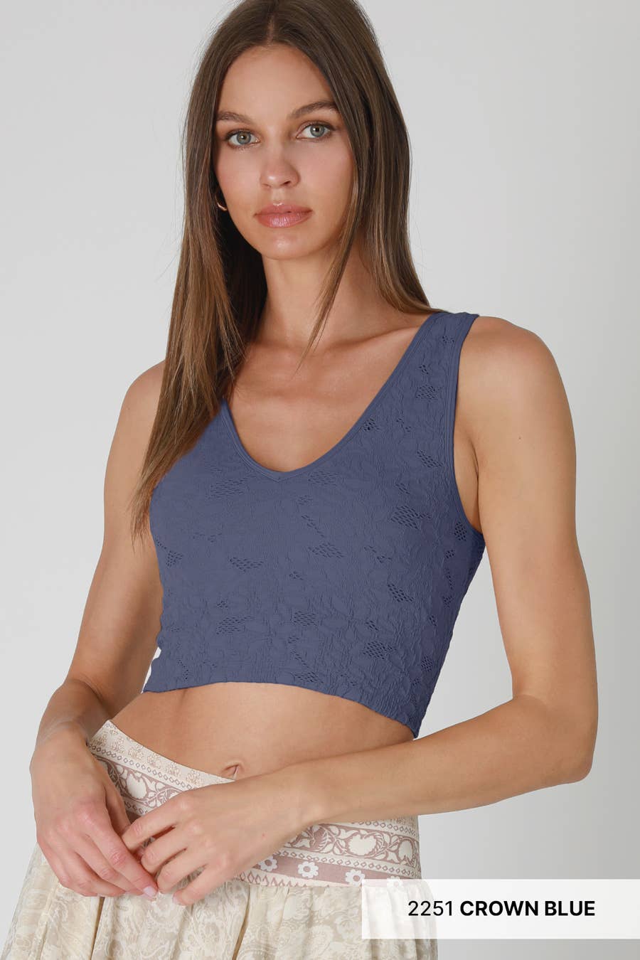 NIKIBIKI - Lace V Neck Tank Top ALL COLORS - Image 12