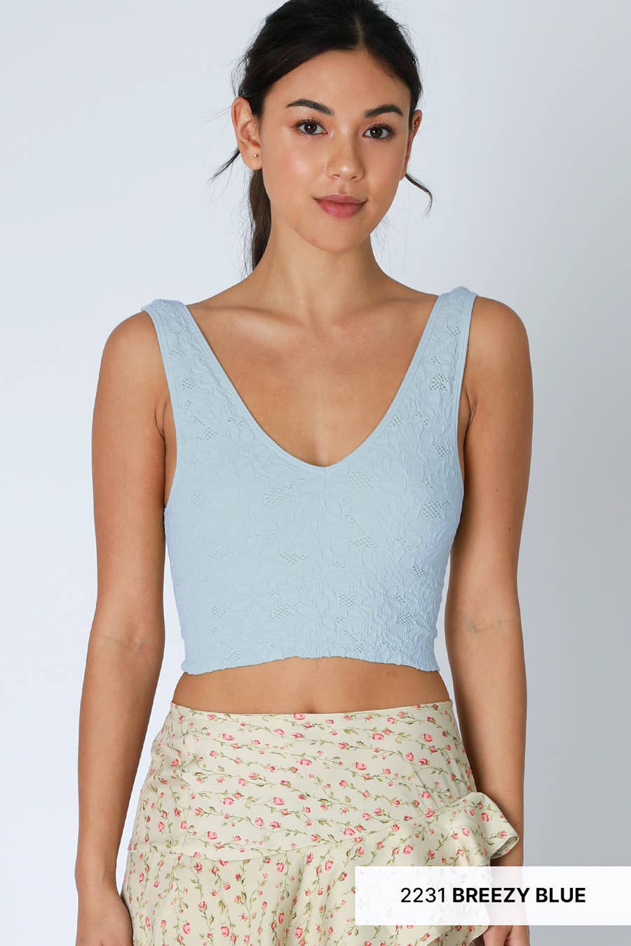 NIKIBIKI - Lace V Neck Tank Top ALL COLORS - Image 14