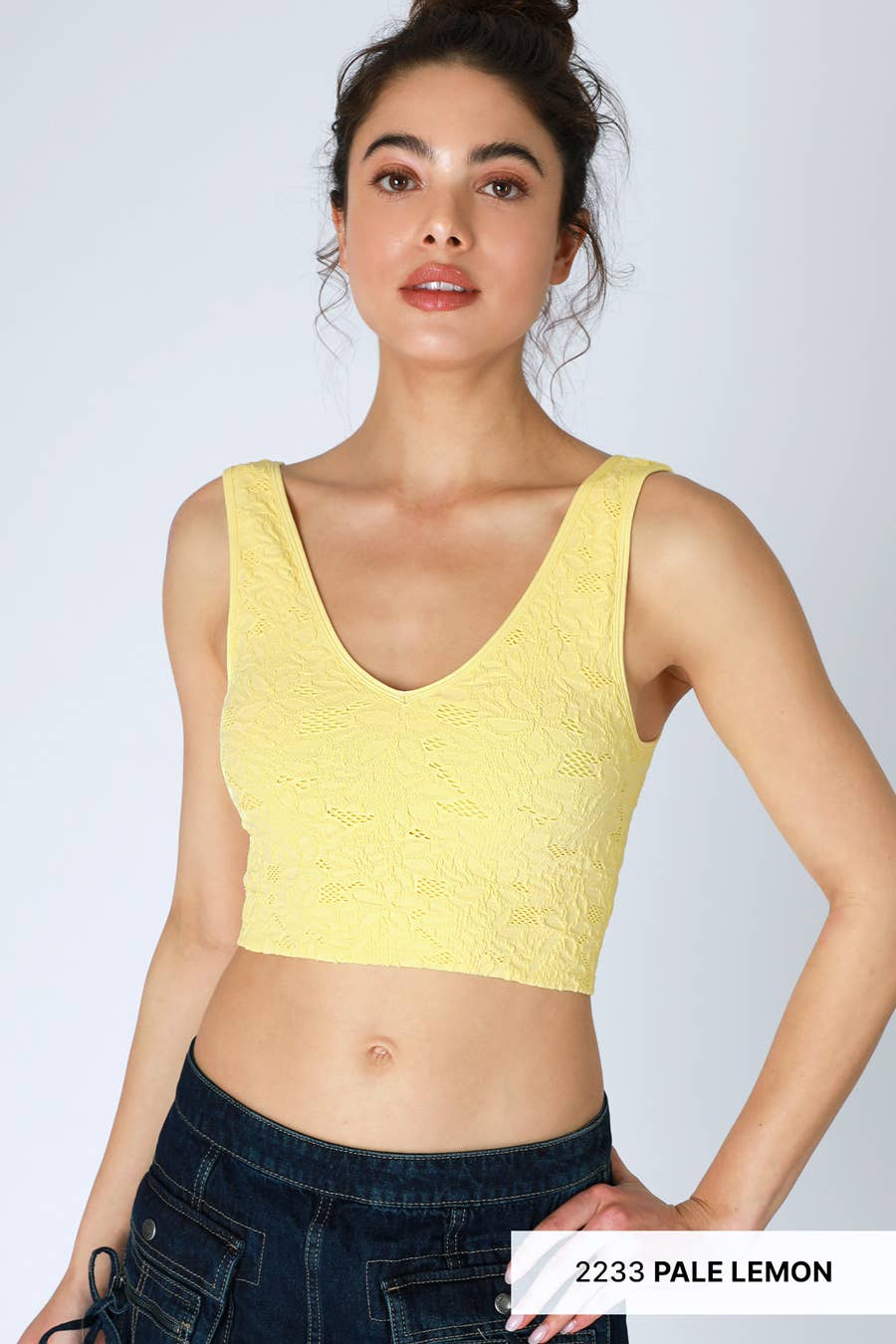 NIKIBIKI - Lace V Neck Tank Top ALL COLORS - Image 16