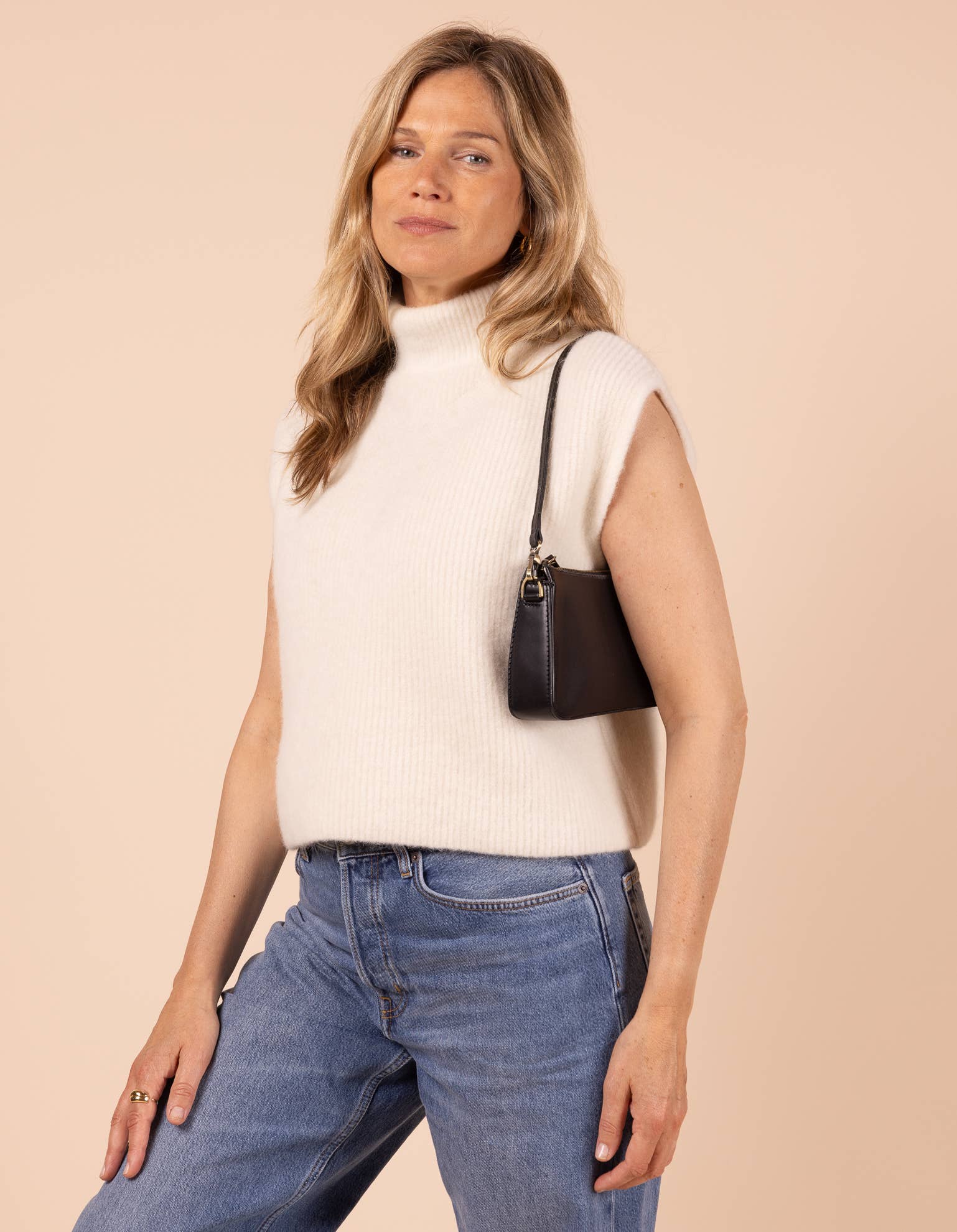 O My Bag - Leather Bag Taylor - Black Classic Leather - Image 7