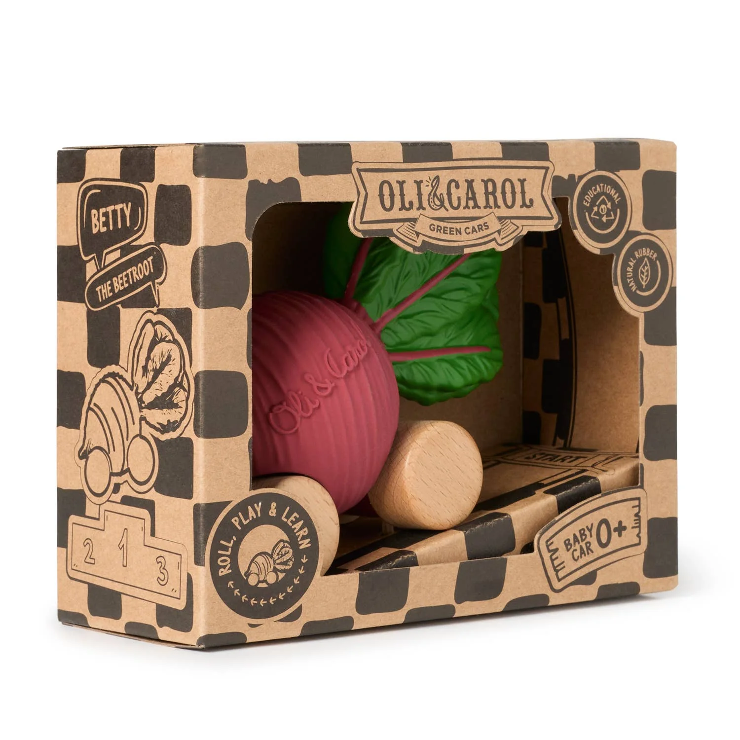Oli & Carol - Betty The Beetroot Baby Car - Image 6