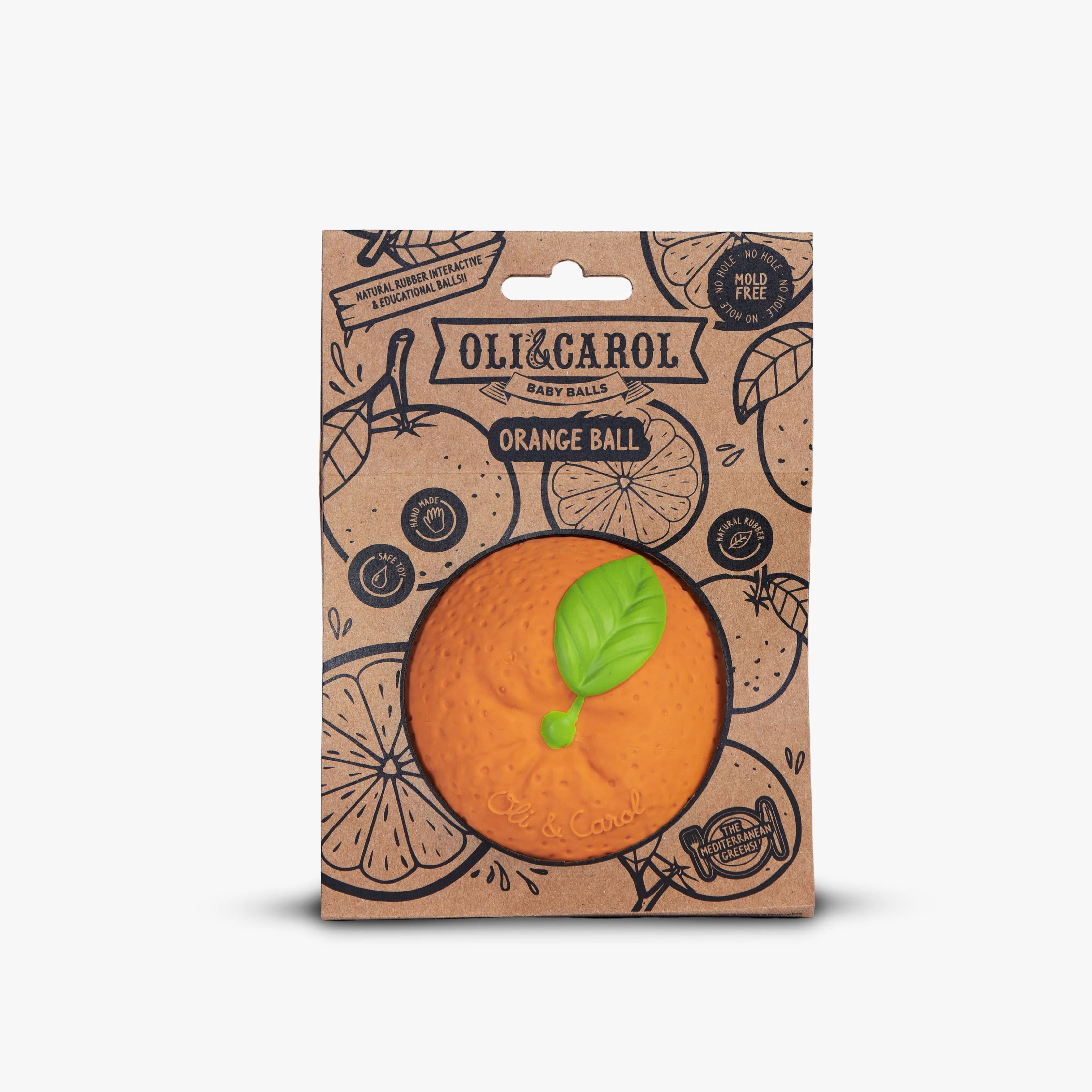 Oli & Carol - Orange Baby Ball - Image 4