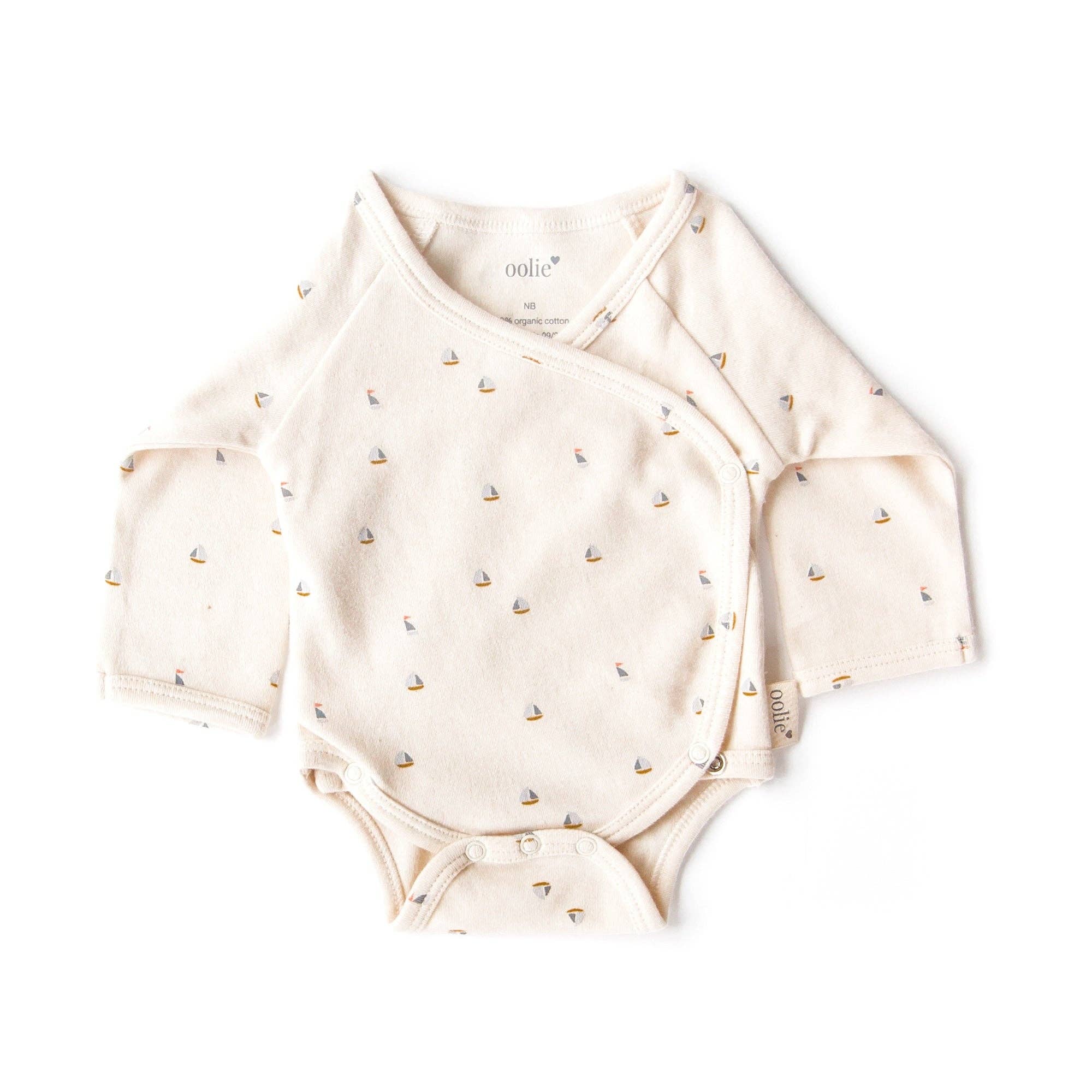 Oolie - Organic Baby Bodysuit: Little Peach / Newborn - Image 7