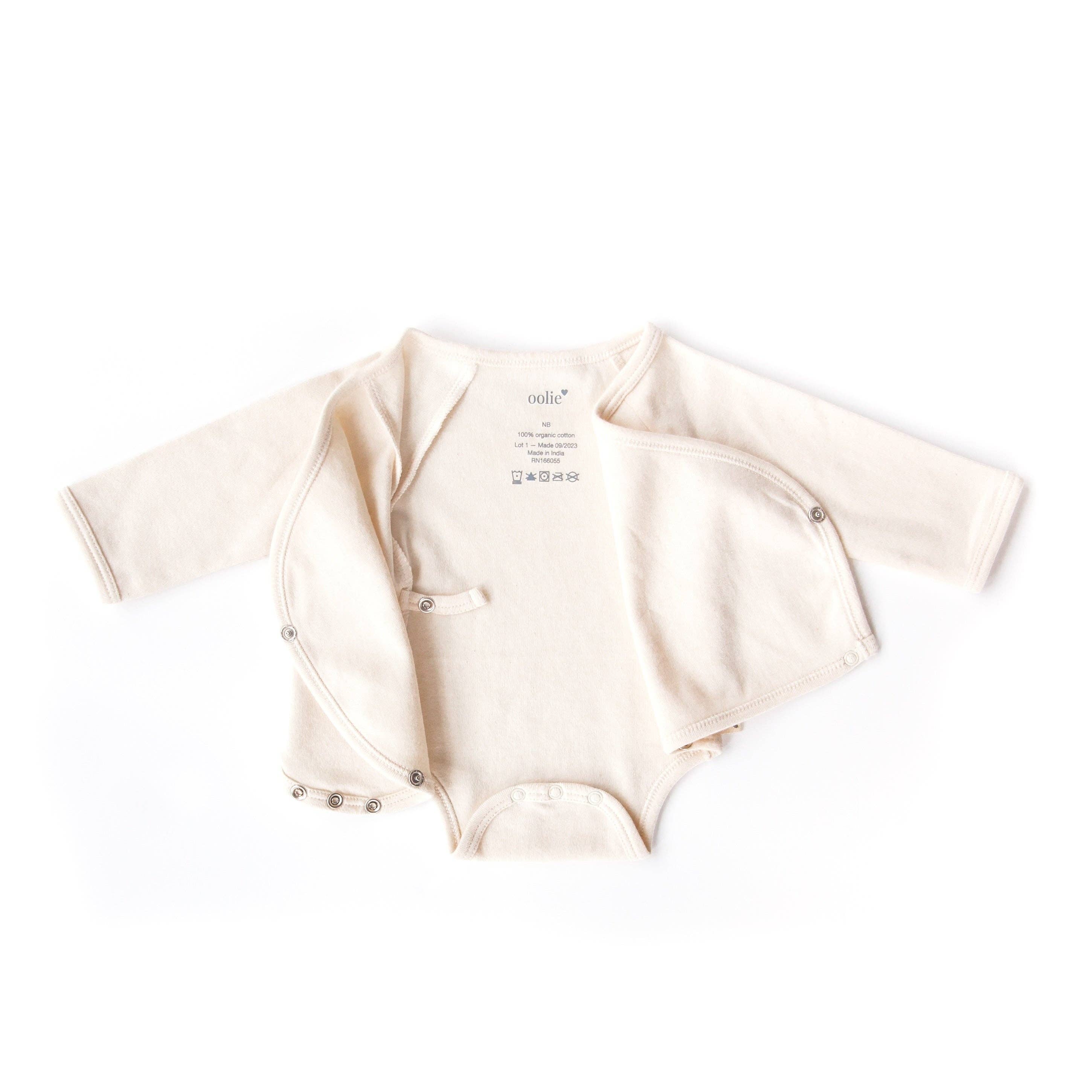 Oolie - Organic Baby Bodysuit: Runner Ducks / Newborn - Image 4