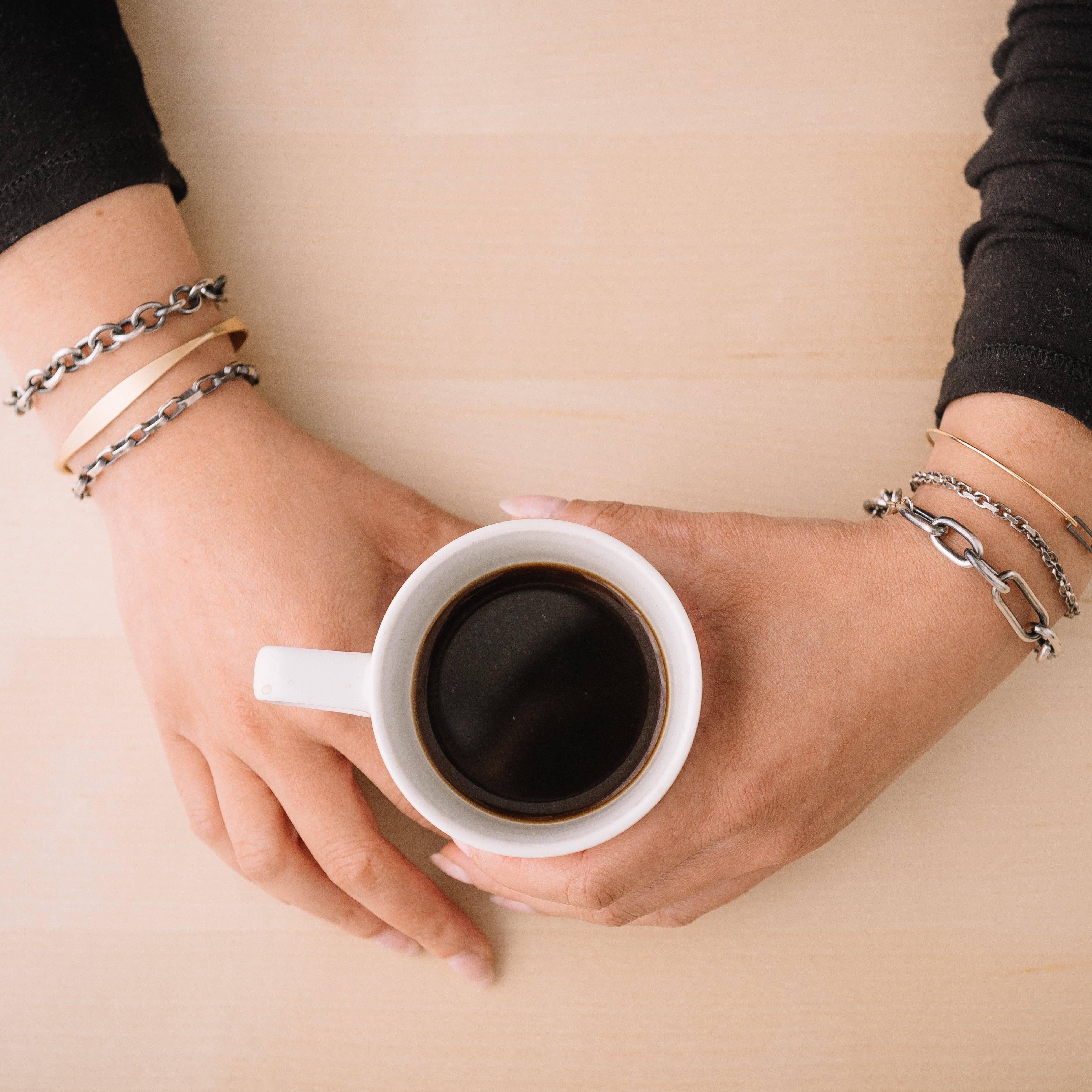 Original Hardware - Silver Flat Edge Cable Chain Bracelet - Image 3