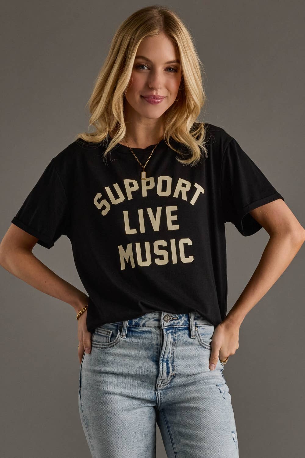 Panache Apparel Co. - Support Live Music Tee - Image 2
