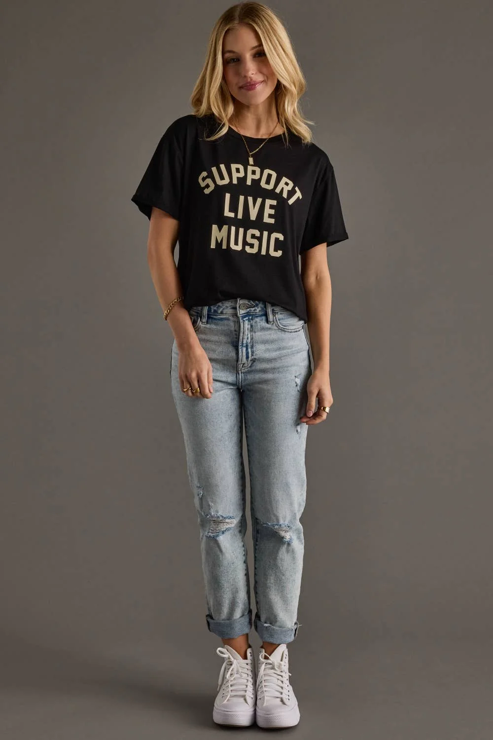 Panache Apparel Co. - Support Live Music Tee - Image 3