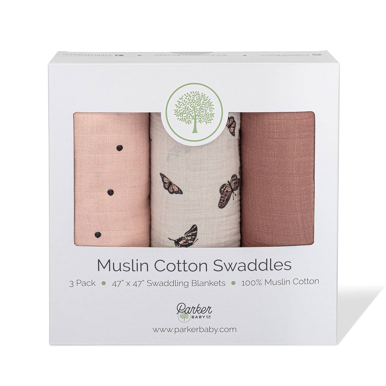 Parker Baby Co. - Butterfly Swaddle Set - Image 4