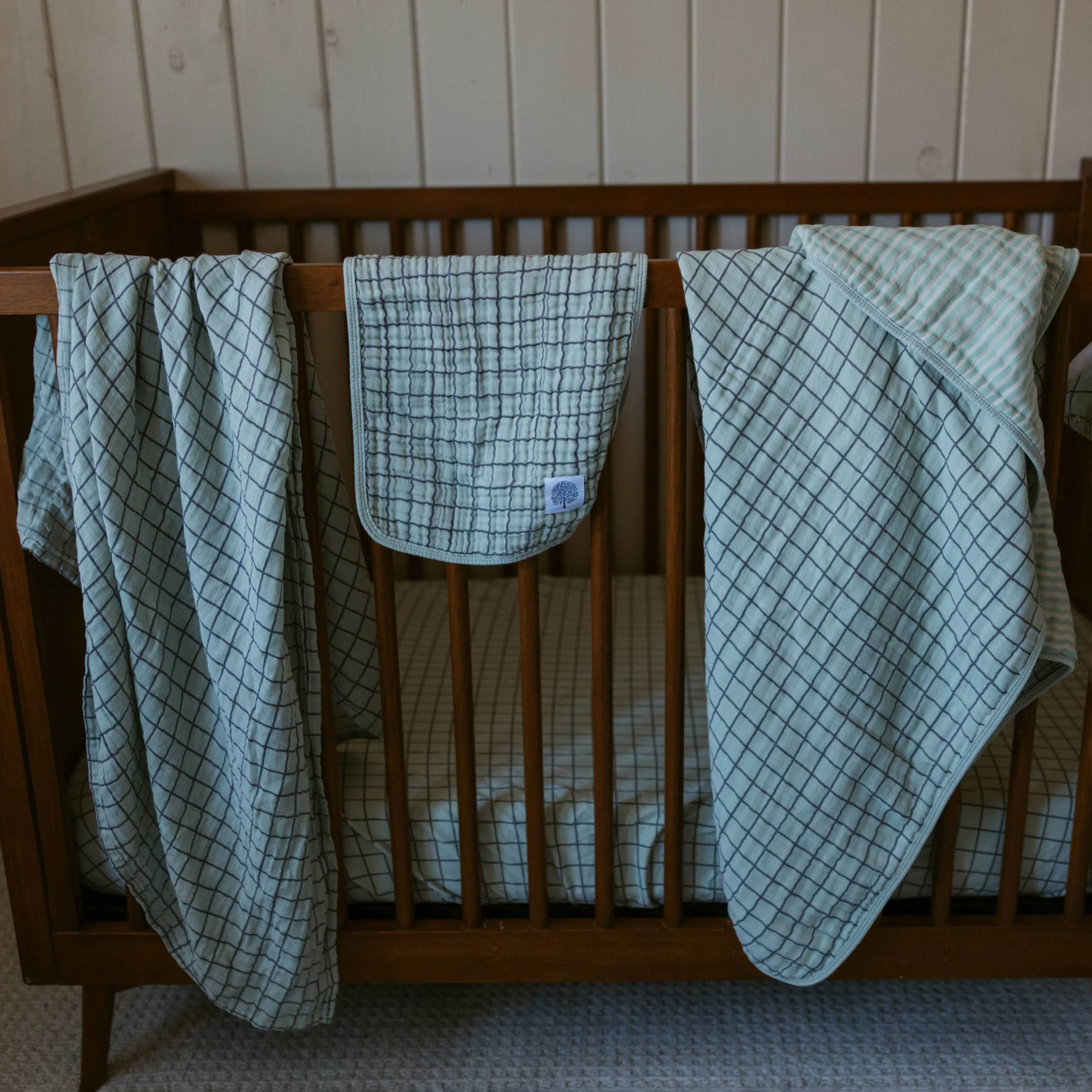 Parker Baby Co. - Sage Swaddle Set - Image 3