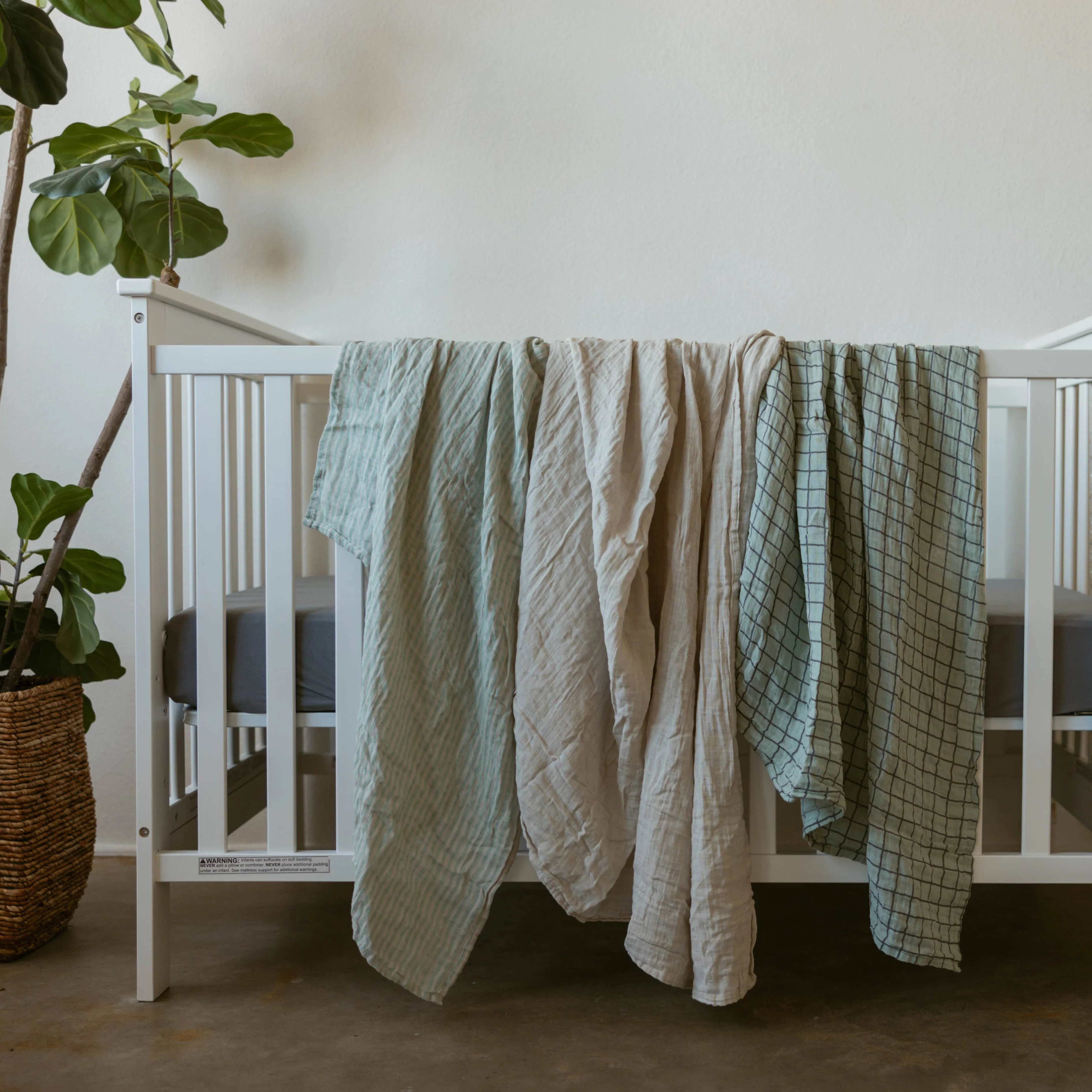Parker Baby Co. - Sage Swaddle Set - Image 4