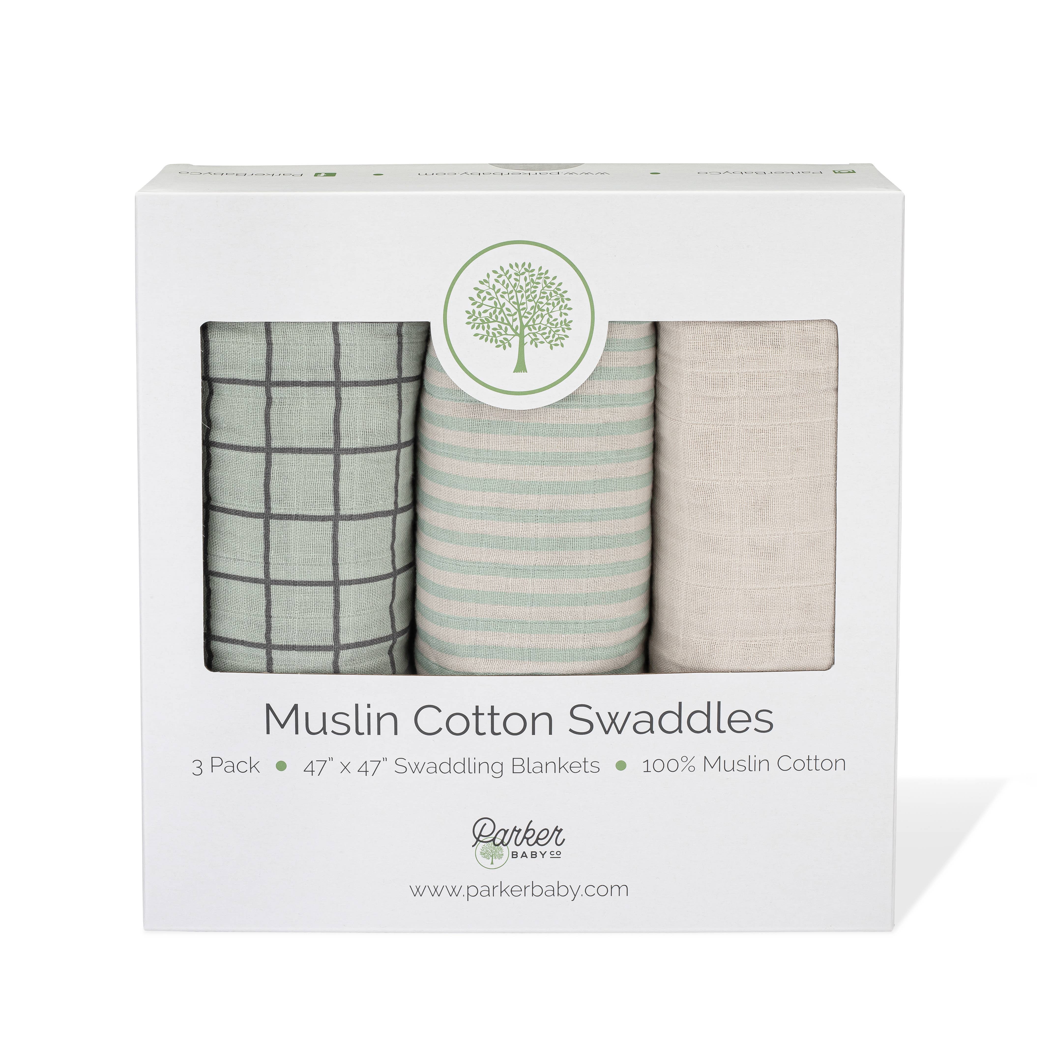 Parker Baby Co. - Sage Swaddle Set - Image 8