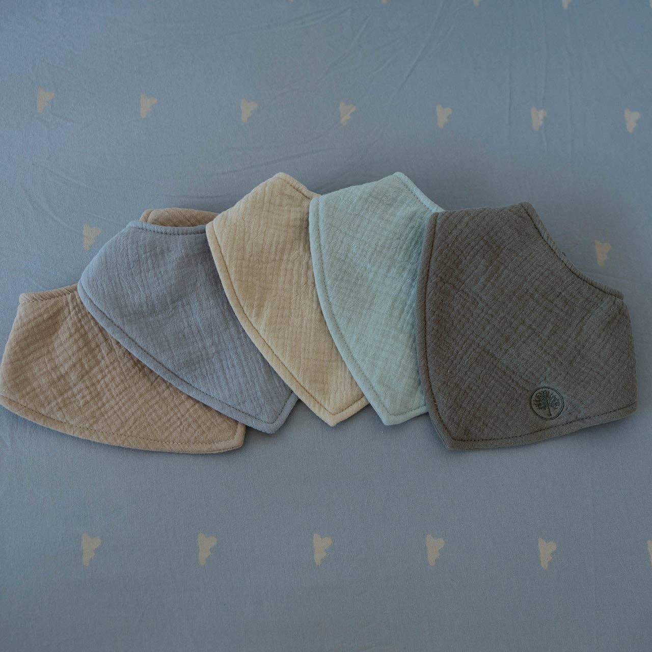 Parker Baby Co. - Stormy Muslin Bandana Bibs Set - Image 3
