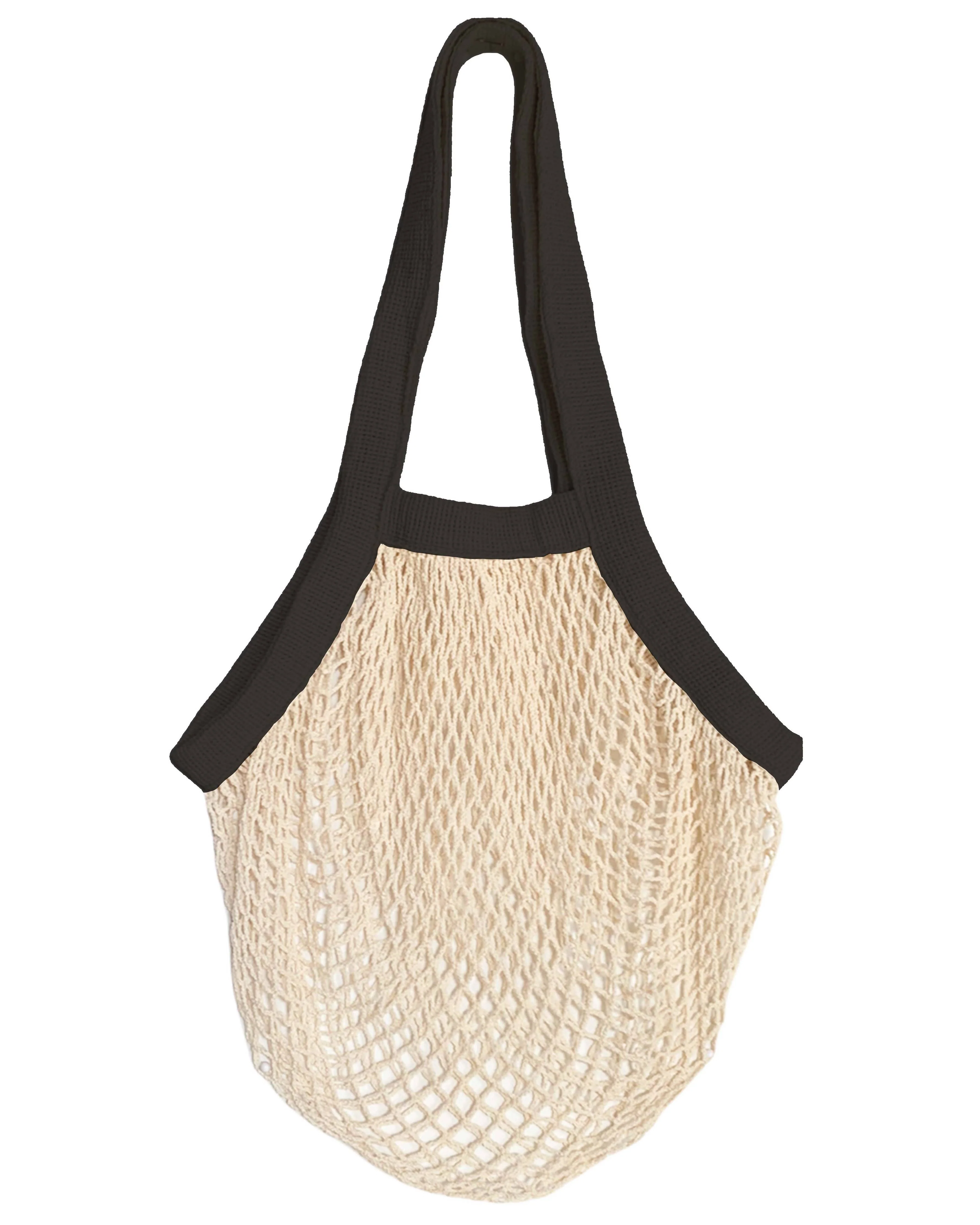 PILLOWPIA - the french market bag no.2 in monochrome black