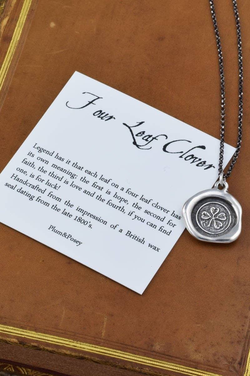 Plum and Posey - Four Leaf Clover Necklace - Image 3
