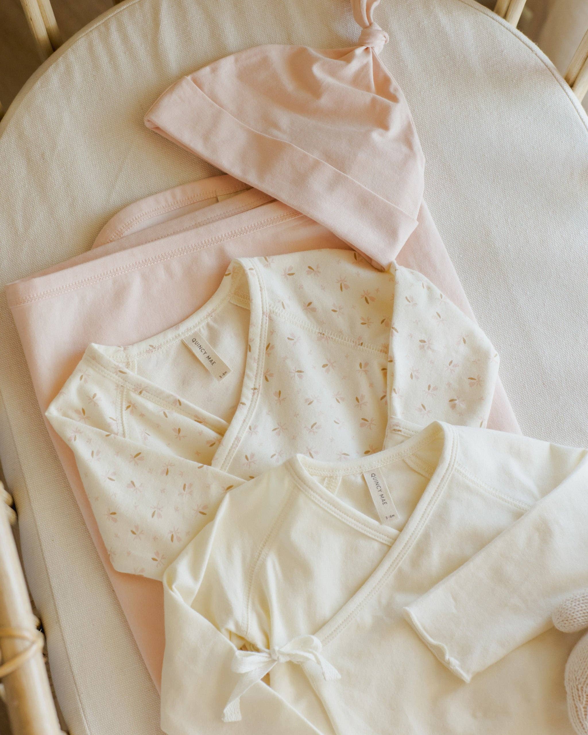 Quincy Mae - Baby Swaddle - Petal - Image 3
