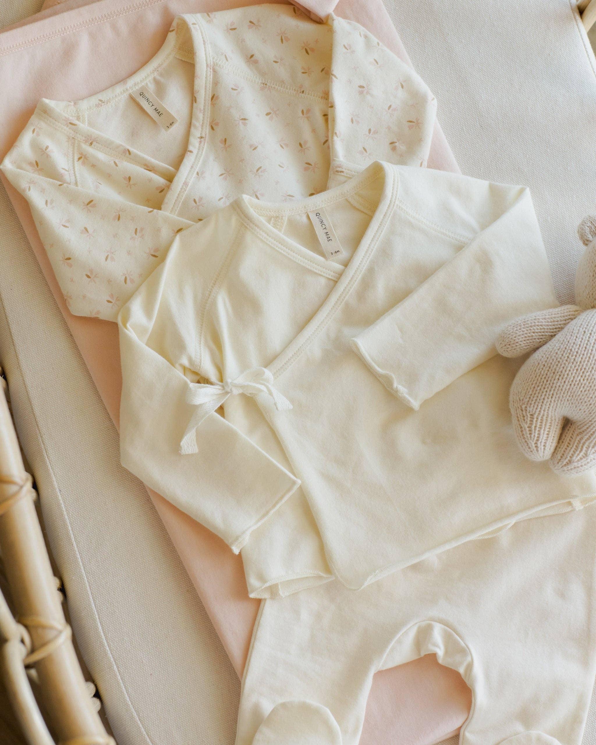 Quincy Mae - Baby Swaddle - Petal - Image 4
