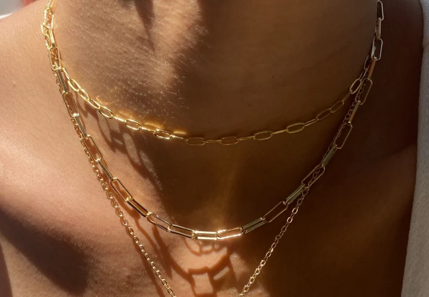 Rachel Nathan Dainty Oval Chain - Image 2