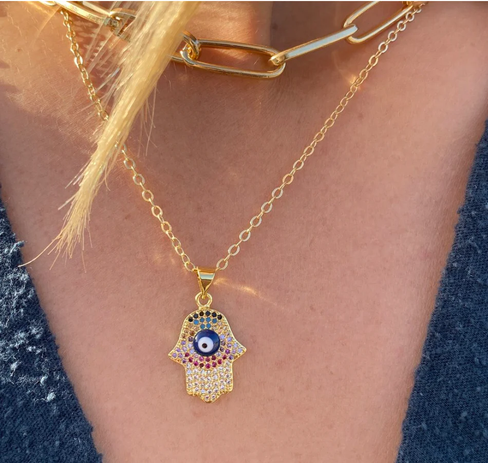 Rachel Nathan Hand of Miriam Necklace - Image 2