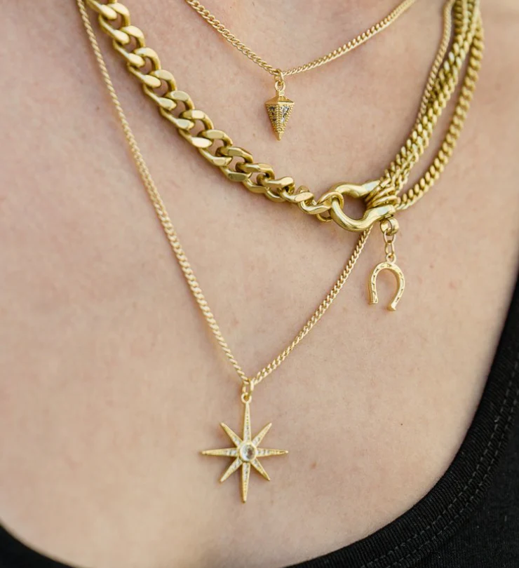 Rachel Nathan Pave Spur Necklace - Image 2