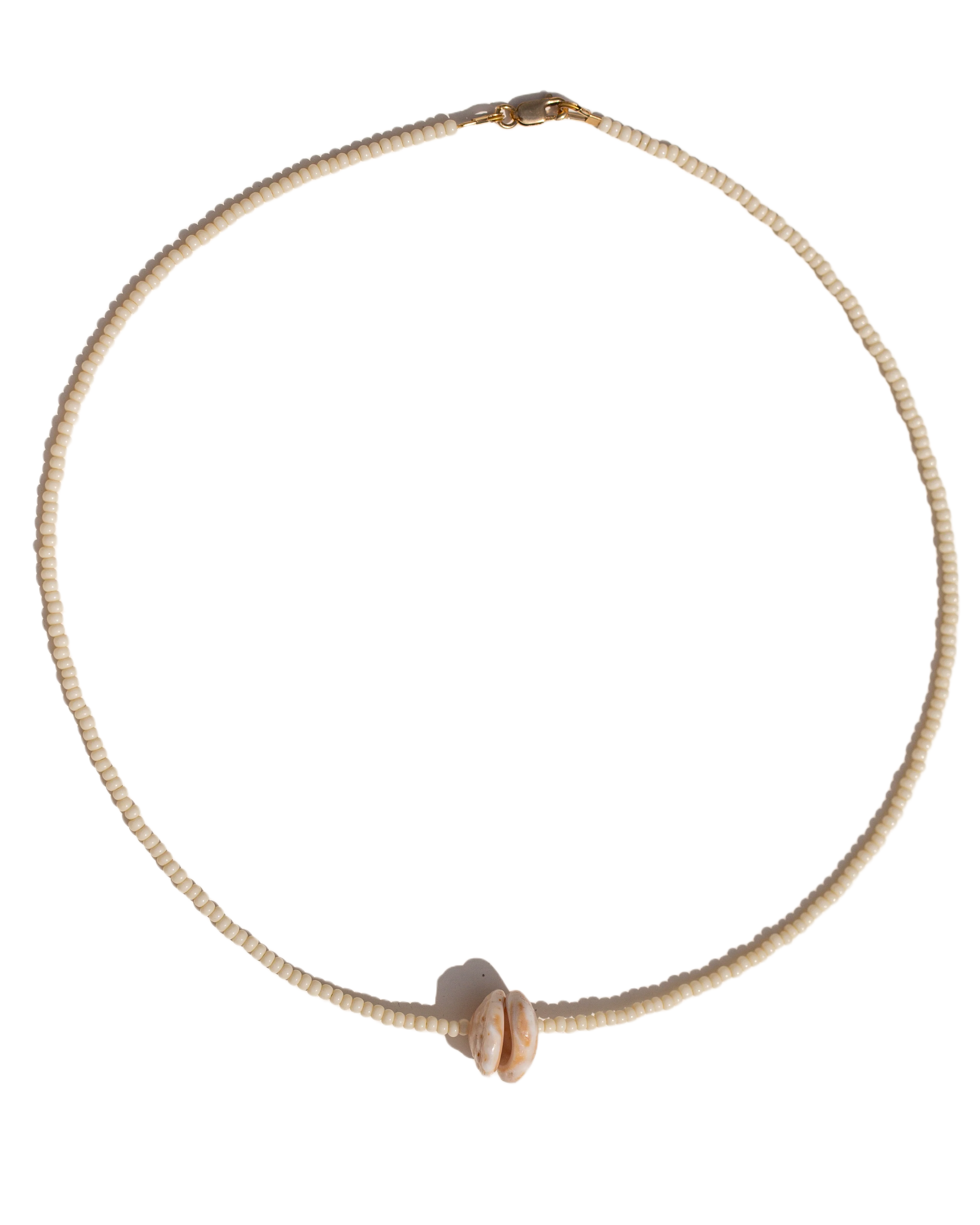 Rauw Jewelry - ISLANDS Necklace / coconut: Gold fill