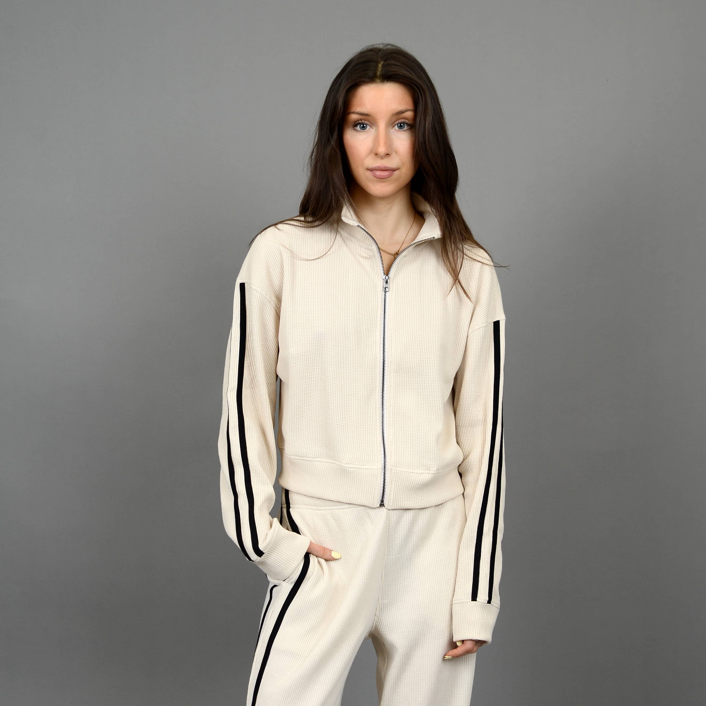 RD Style - ALISAIE ZIP STRIPE HOODIE - Image 5