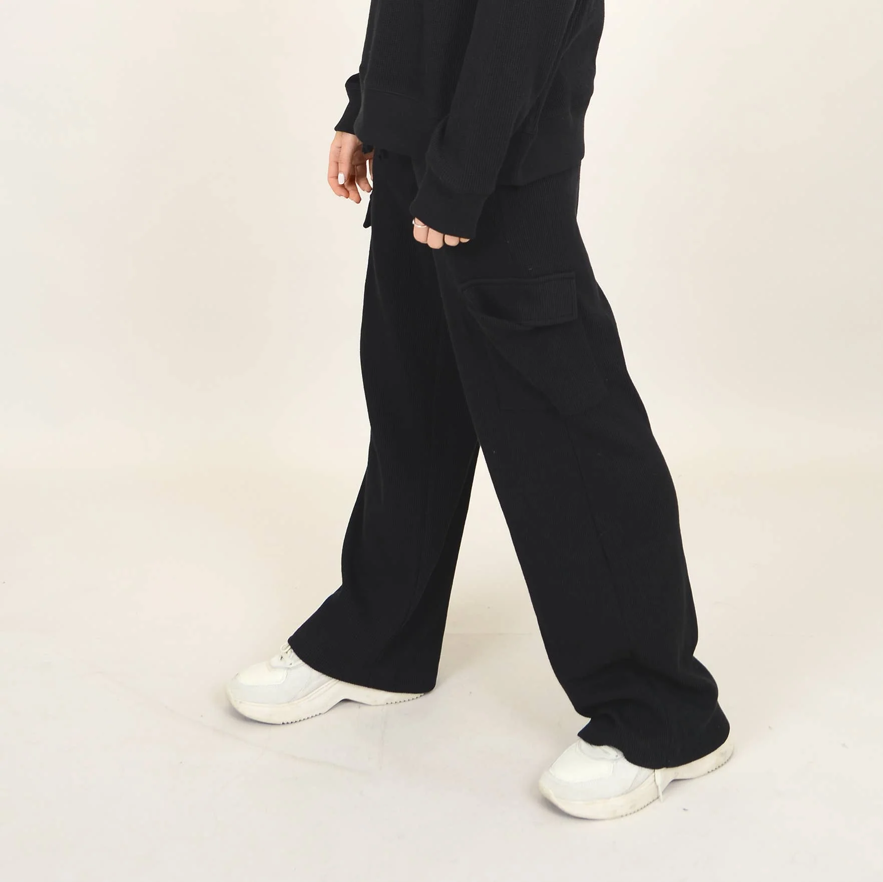 RD Style - WILLA WAFFLE WIDE LEG PANTS - Image 2