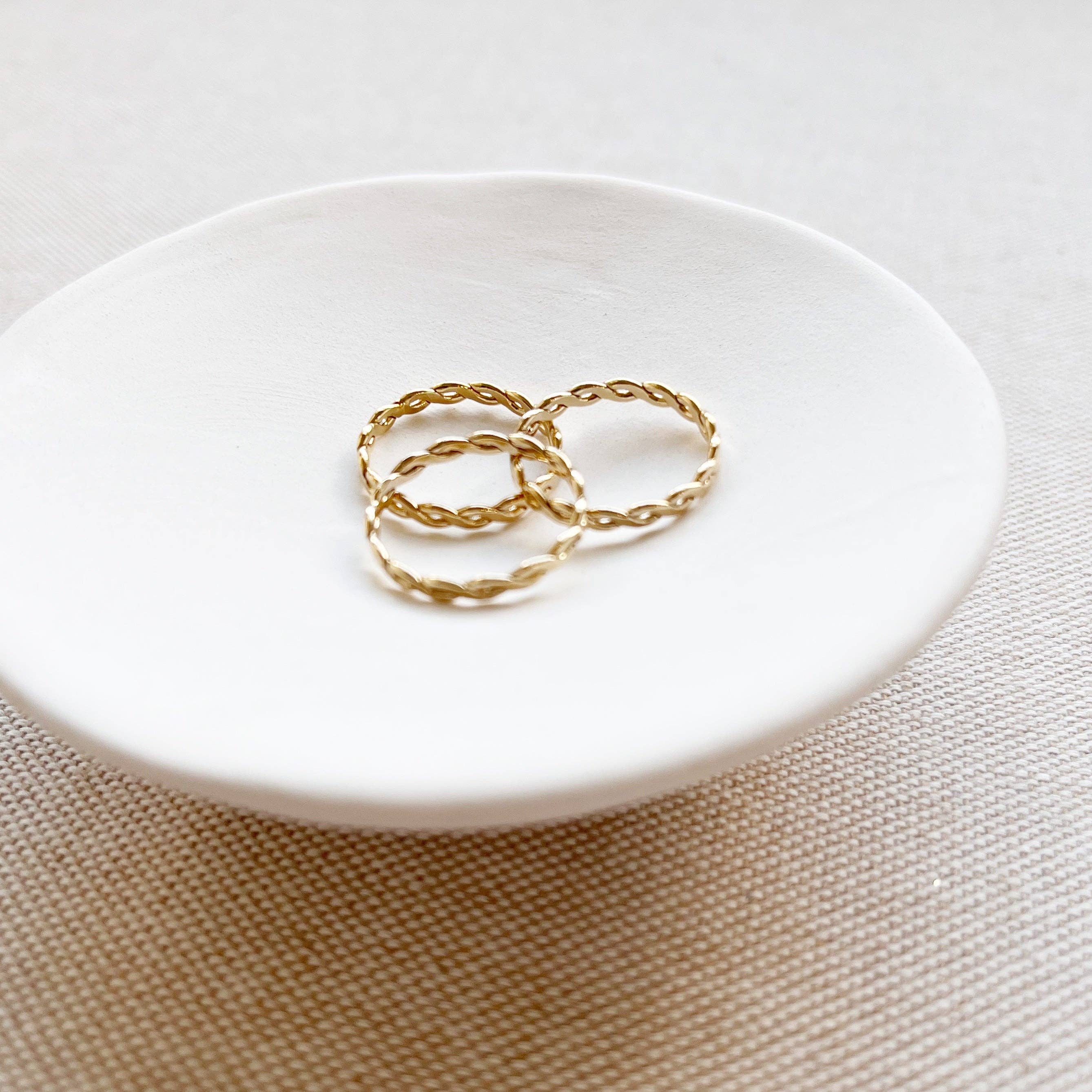 Sarah Cornwell - Blair Ring - Gold Filled Size 7 - Image 4