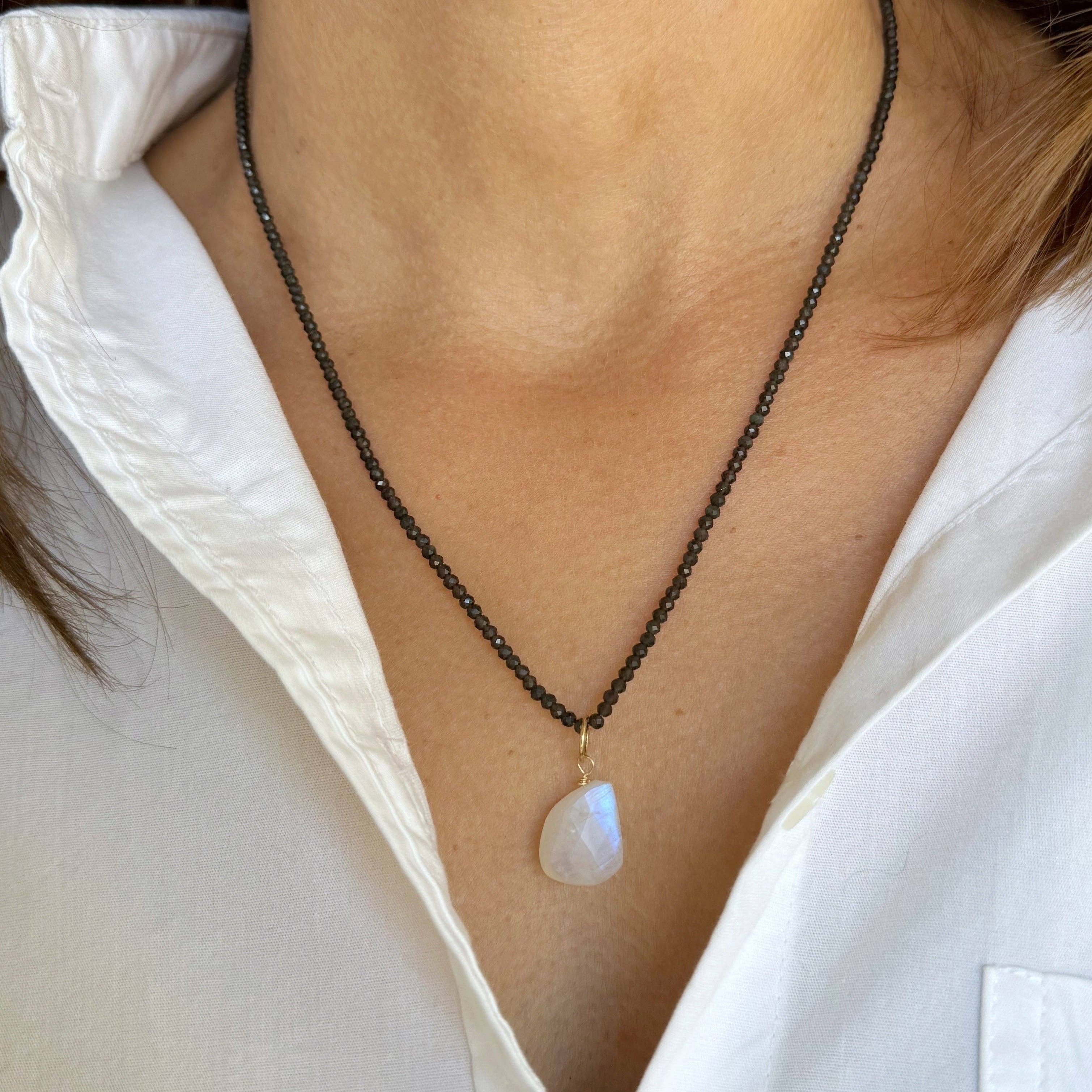 Sarah Cornwell - Moonstone Nugget Bijou Charm - Image 2
