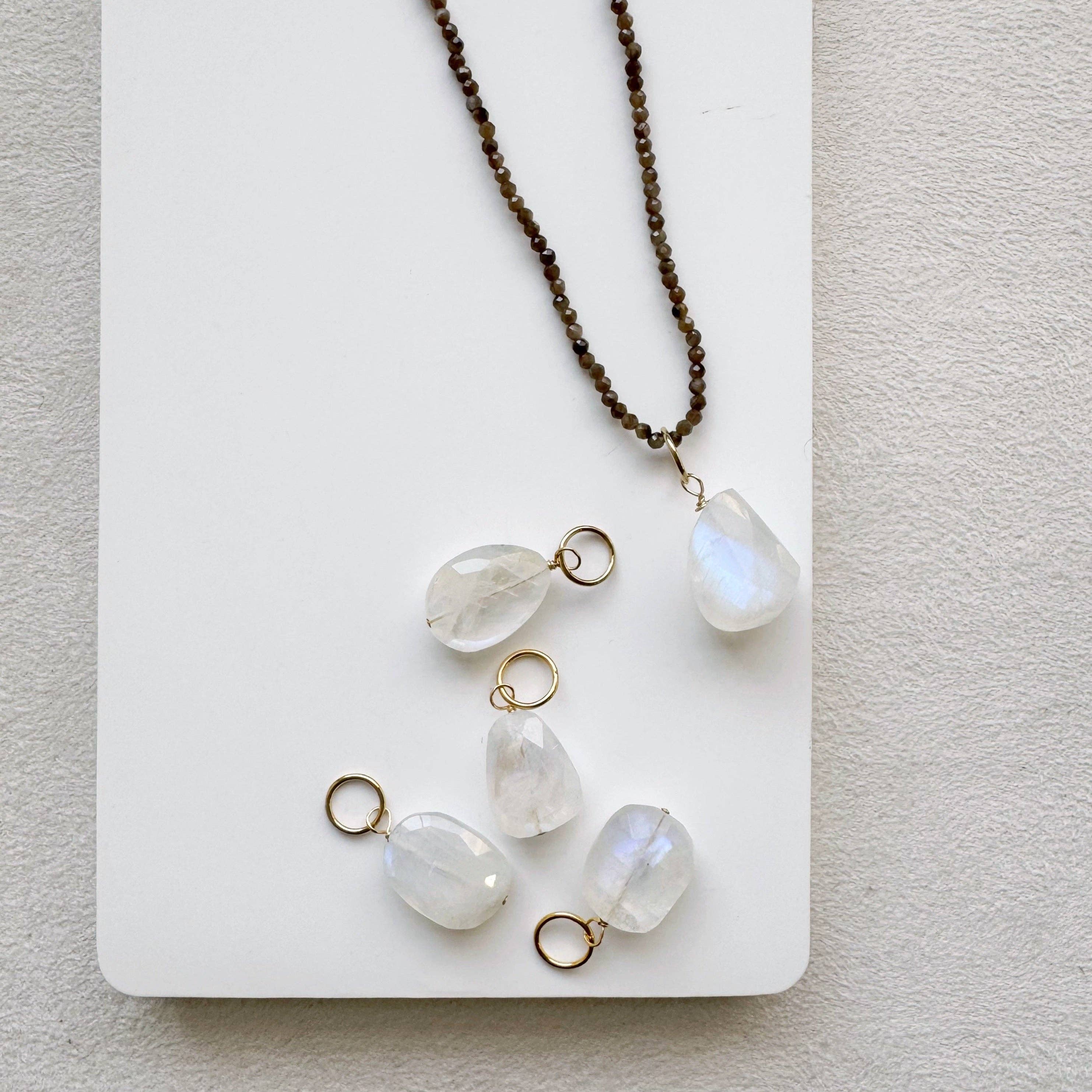 Sarah Cornwell - Moonstone Nugget Bijou Charm - Image 3