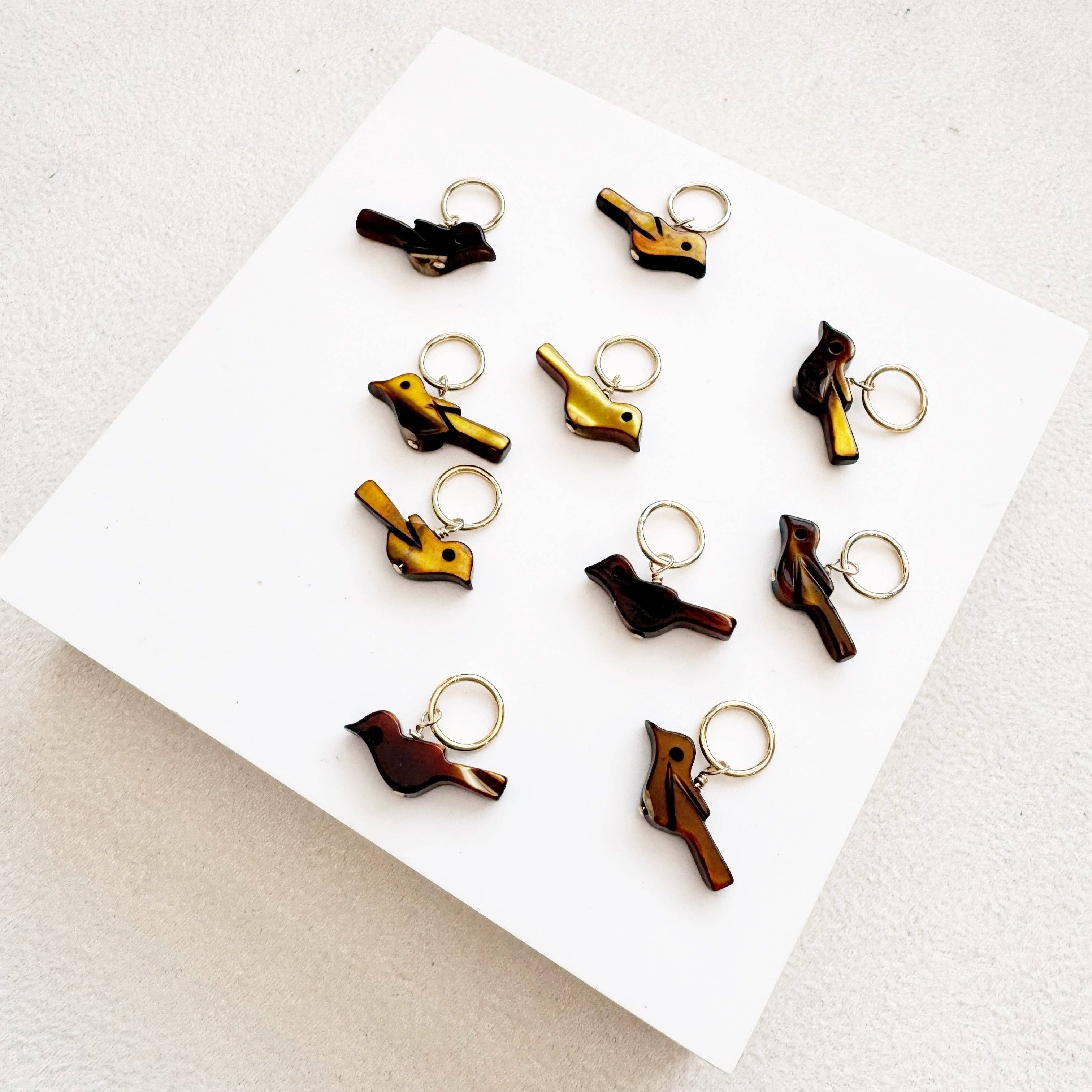 Sarah Cornwell - Tiger Eye Sparrow Bijou Charm - Image 4