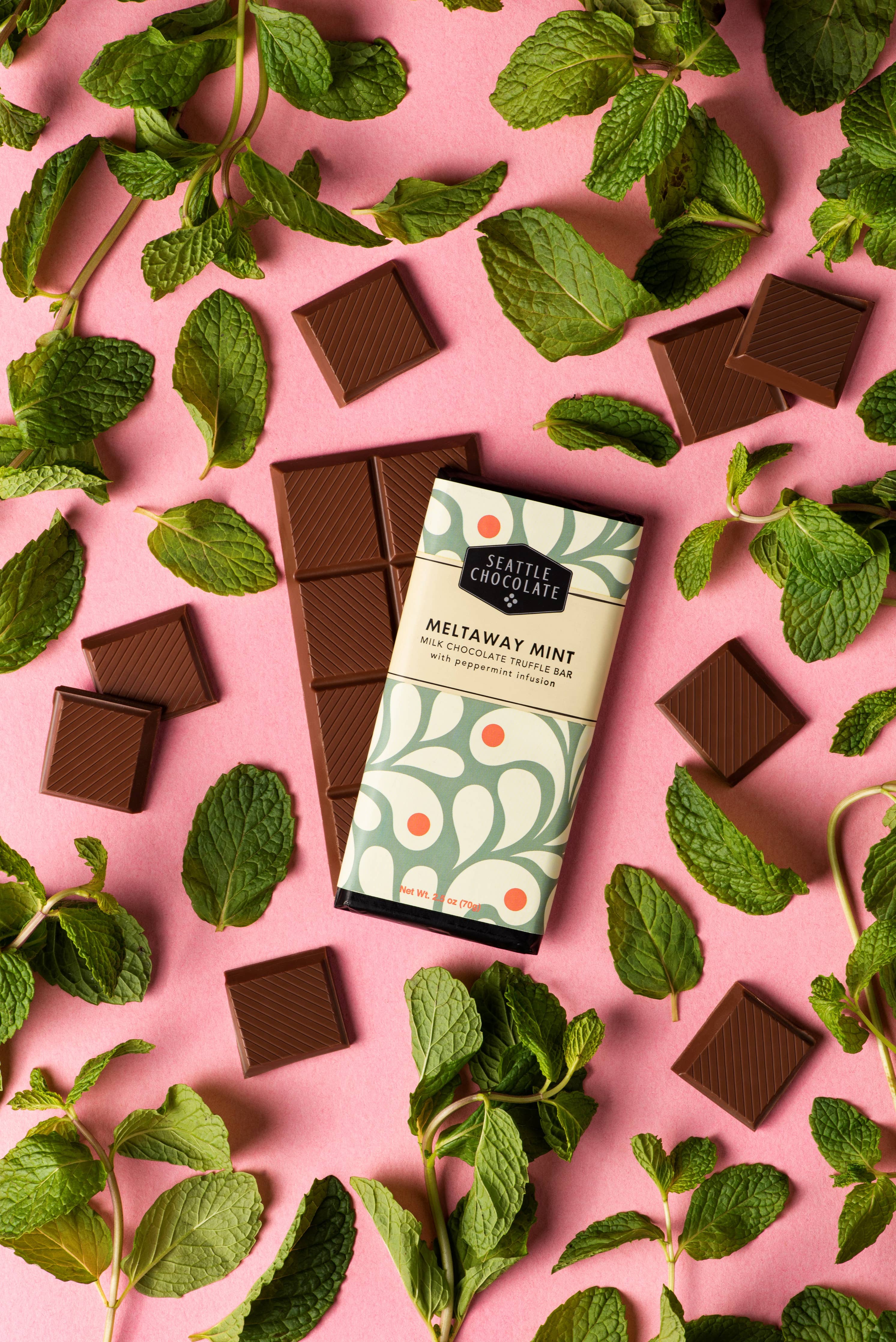 Seattle Chocolate - Meltaway Mint Truffle Bar - Image 3