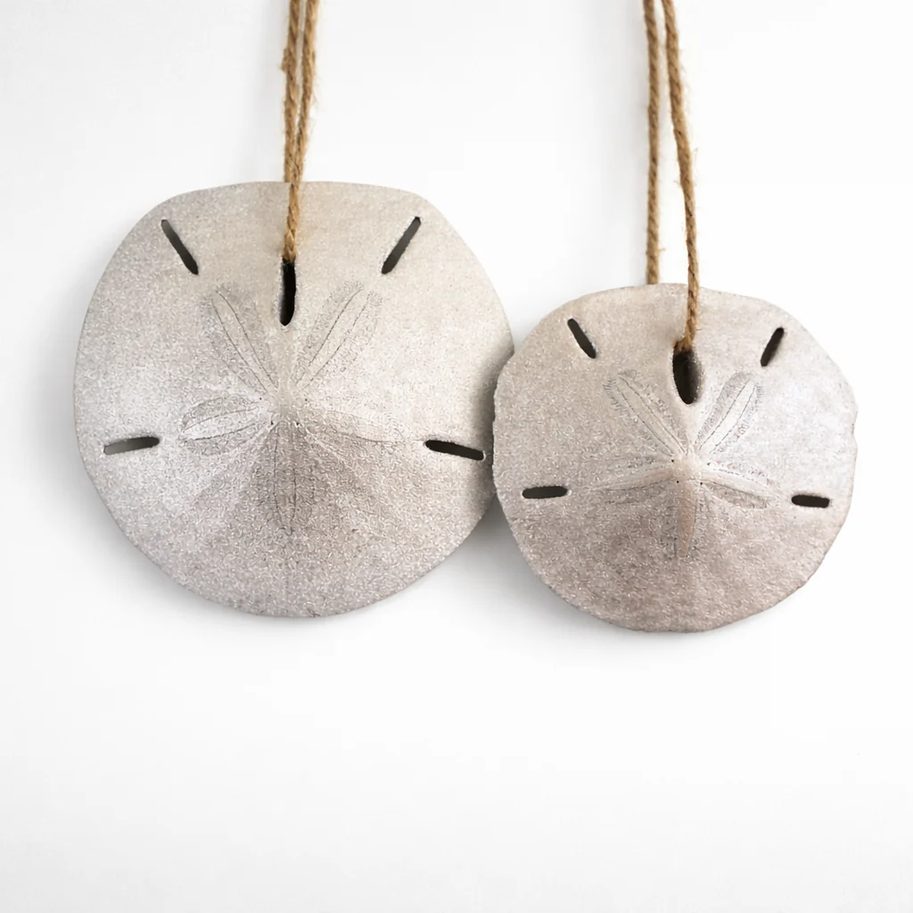 Silver Sand Dollar Ornament