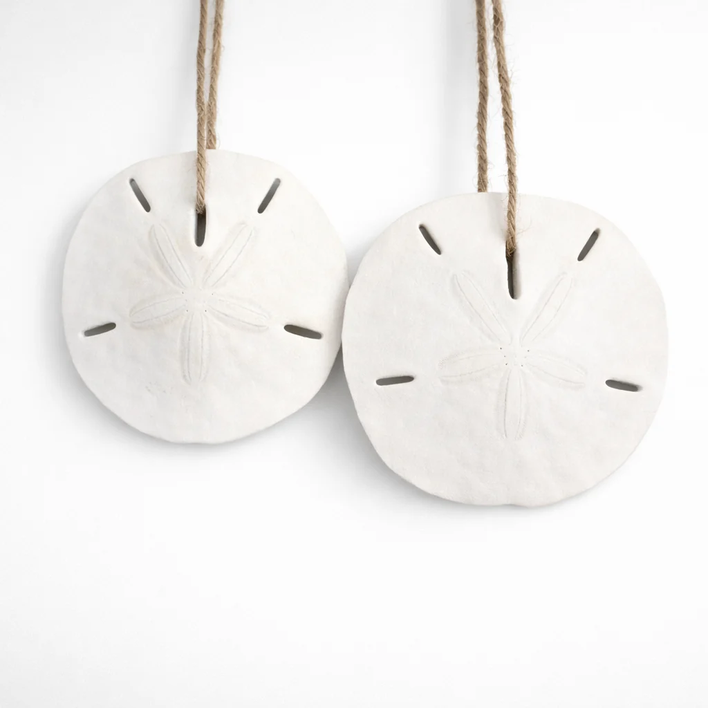 White Sand Dollar Ornament