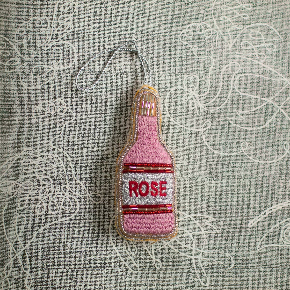 Skippy Cotton - Rose Bottle Ornament