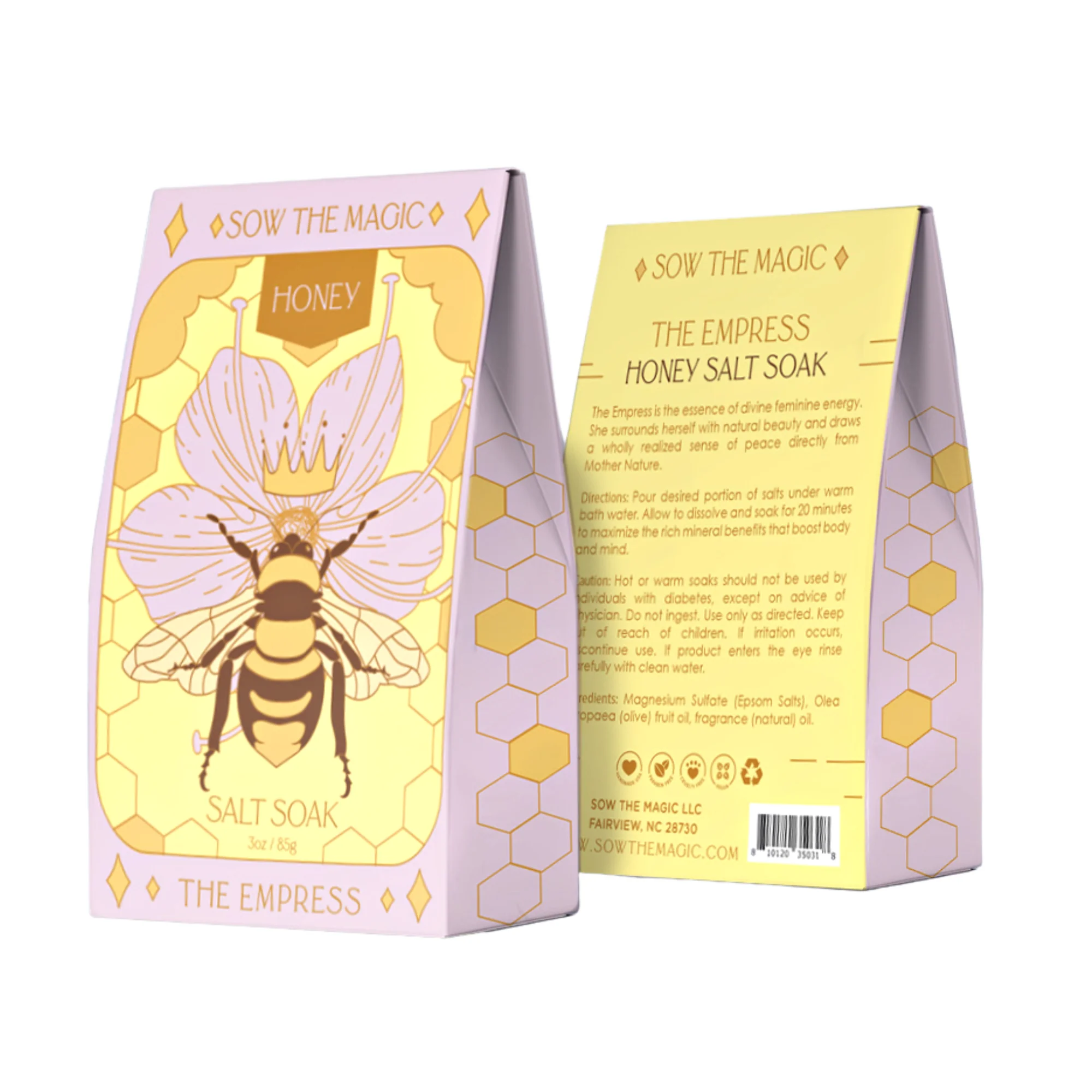 Sow the Magic - The Empress Bee Salt Soak in Honey - Image 6