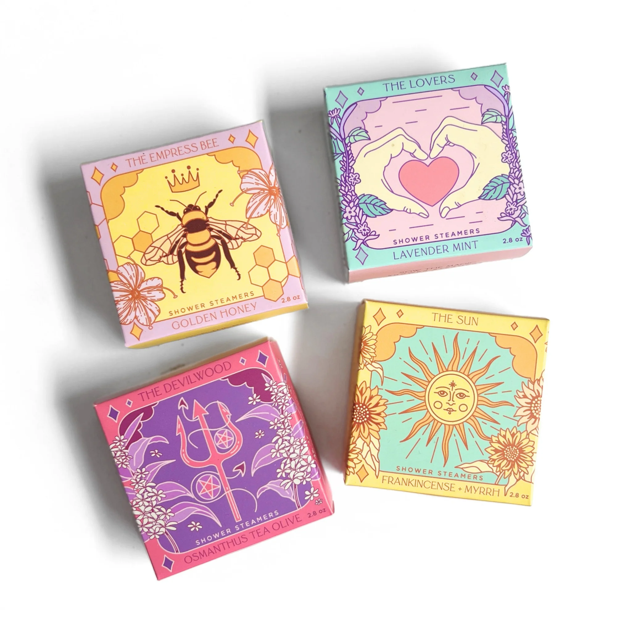 Sow the Magic - The Lovers Shower Steamer Set in Lavender Mint - Image 2