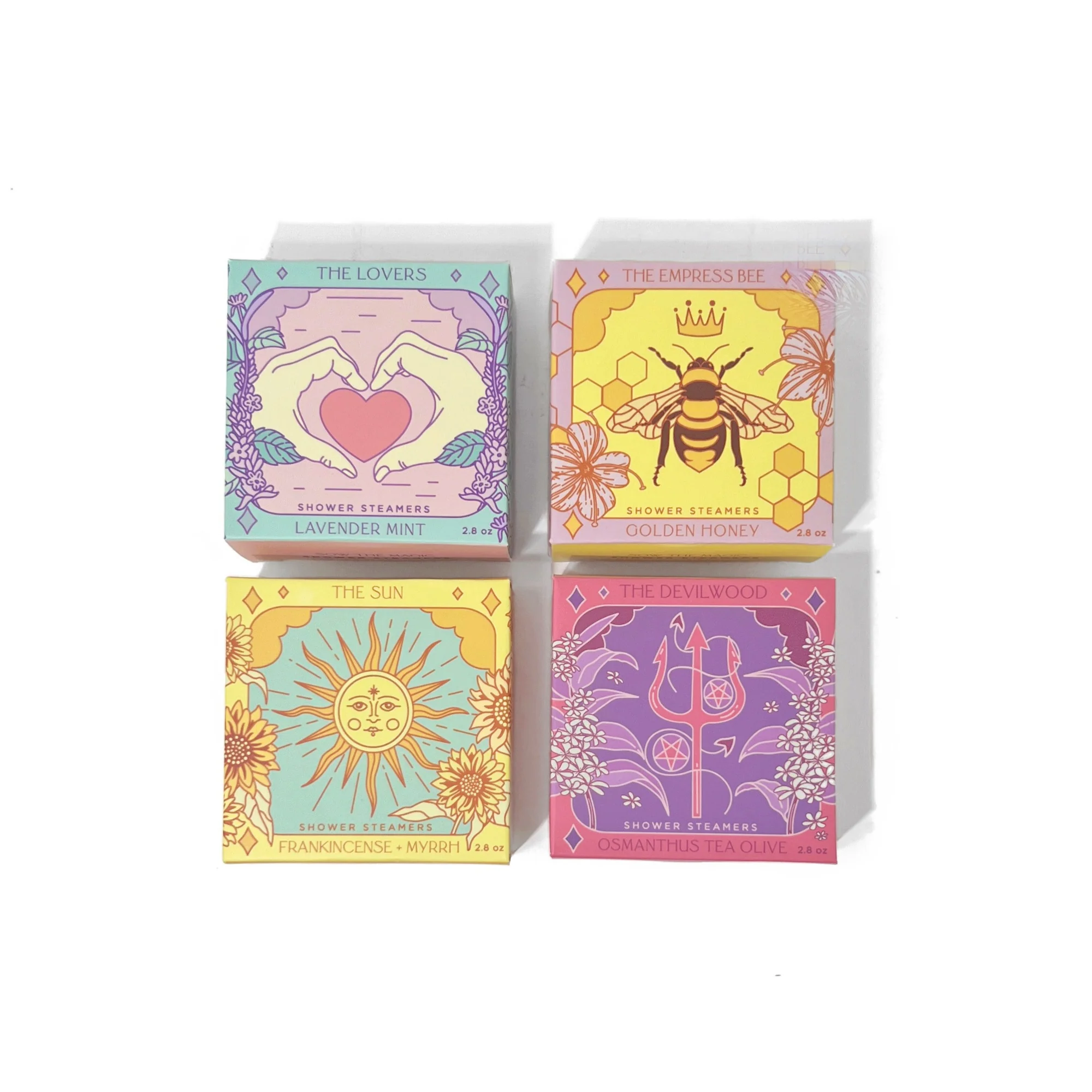 Sow the Magic - The Lovers Shower Steamer Set in Lavender Mint - Image 4